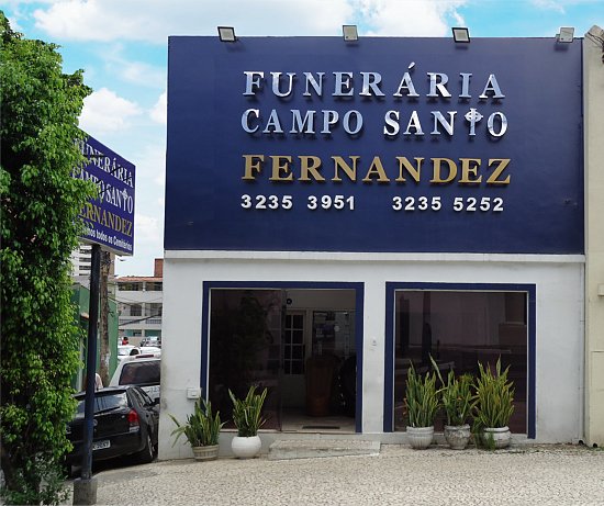 Fachada da Funerária Campo Santo Fernandez, Largo do Campo Santo, Salvador